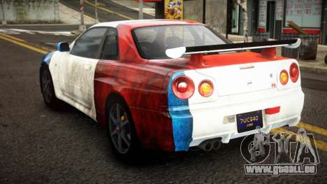 Nissan Skyline R34 Erxah S12 pour GTA 4