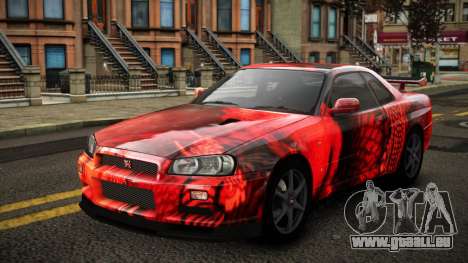 Nissan Skyline R34 Erxah S1 pour GTA 4