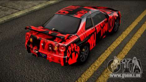 Nissan Skyline R34 Erxah S8 pour GTA 4