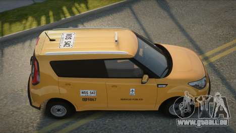 Kia Soul Taxi 15th für GTA San Andreas
