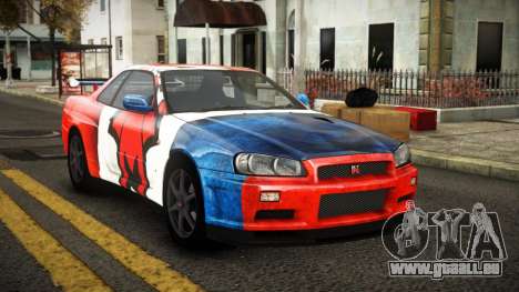 Nissan Skyline R34 Erxah S12 pour GTA 4