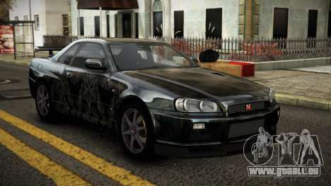 Nissan Skyline R34 Erxah S2 pour GTA 4