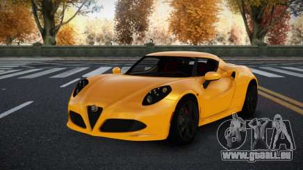 Alfa Romeo 4C Wadre pour GTA 4