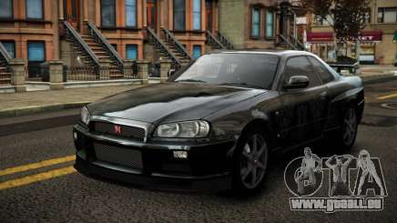 Nissan Skyline R34 Erxah S2 pour GTA 4