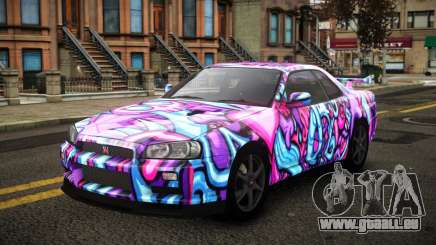Nissan Skyline R34 Erxah S14 pour GTA 4