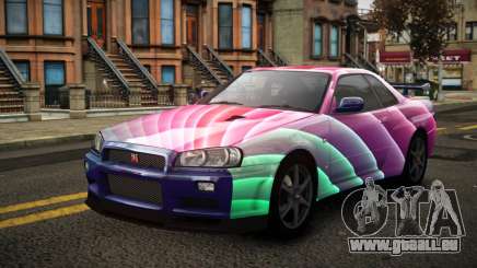 Nissan Skyline R34 Erxah S10 pour GTA 4