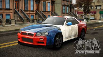 Nissan Skyline R34 Erxah S12 pour GTA 4