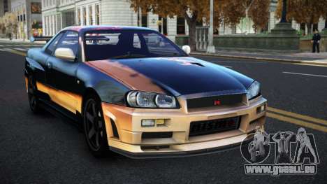 Nissan Skyline R34 Selyn S3 pour GTA 4