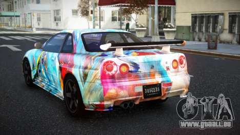 Nissan Skyline R34 Selyn S9 pour GTA 4