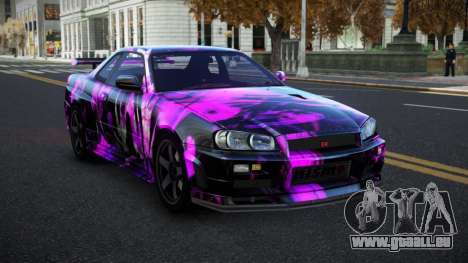 Nissan Skyline R34 Selyn S1 pour GTA 4