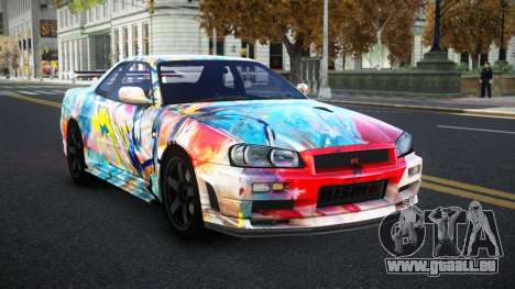 Nissan Skyline R34 Selyn S9 pour GTA 4
