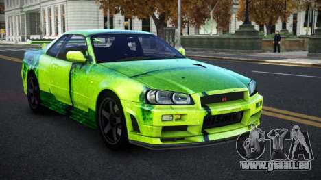 Nissan Skyline R34 Selyn S8 für GTA 4