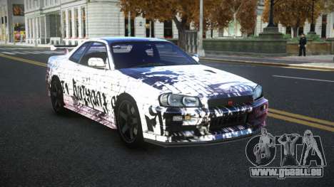 Nissan Skyline R34 Selyn S2 für GTA 4