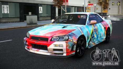 Nissan Skyline R34 Selyn S9 pour GTA 4