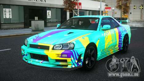 Nissan Skyline R34 Selyn S6 für GTA 4