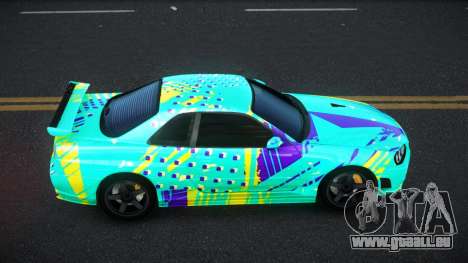 Nissan Skyline R34 Selyn S6 für GTA 4