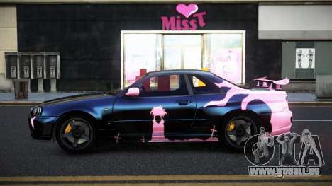 Nissan Skyline R34 Selyn S13 pour GTA 4