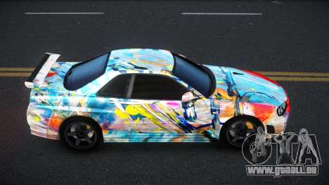 Nissan Skyline R34 Selyn S9 pour GTA 4