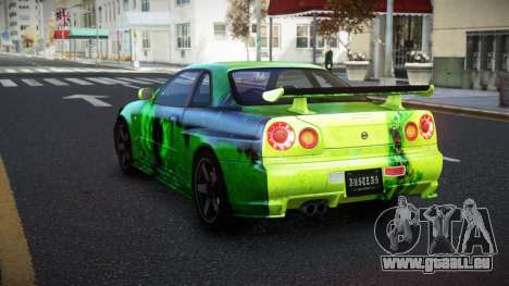 Nissan Skyline R34 Selyn S8 für GTA 4