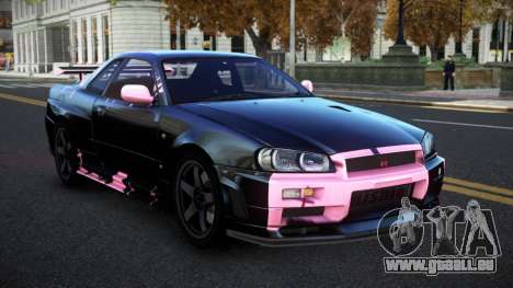 Nissan Skyline R34 Selyn S13 pour GTA 4