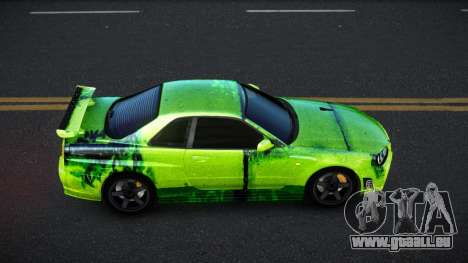 Nissan Skyline R34 Selyn S8 für GTA 4