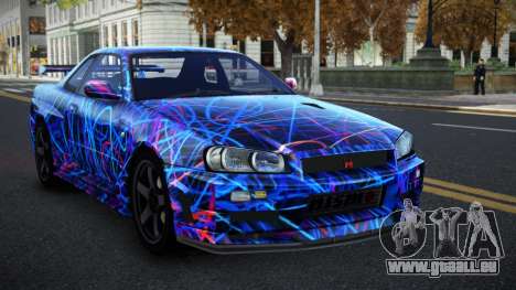 Nissan Skyline R34 Selyn S5 für GTA 4