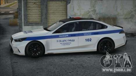 BMW M5 G90 Police für GTA San Andreas