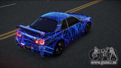 Nissan Skyline R34 Selyn S5 für GTA 4