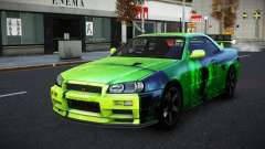 Nissan Skyline R34 Selyn S8 pour GTA 4