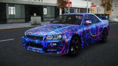 Nissan Skyline R34 Selyn S5 pour GTA 4