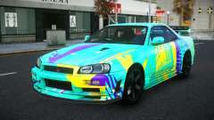 Nissan Skyline R34 Selyn S6 für GTA 4