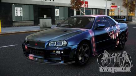 Nissan Skyline R34 Selyn S4 pour GTA 4