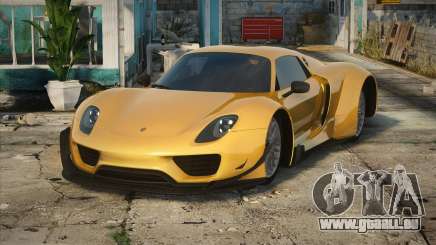 Porsche 918 Spyder Yellow pour GTA San Andreas