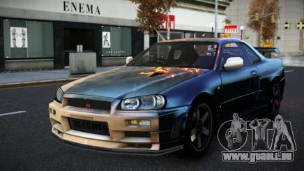 Nissan Skyline R34 Selyn S3 pour GTA 4