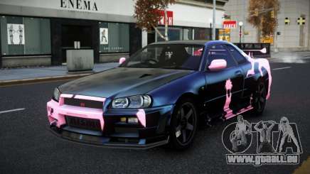 Nissan Skyline R34 Selyn S13 für GTA 4