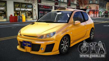 Peugeot 206 Yonubuq pour GTA 4