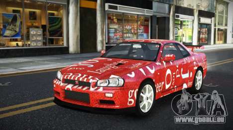 Nissan Skyline R34 Ganleen S13 für GTA 4