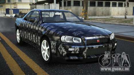 Nissan Skyline R34 Ganleen S6 für GTA 4