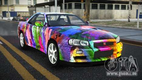Nissan Skyline R34 Ganleen S4 für GTA 4