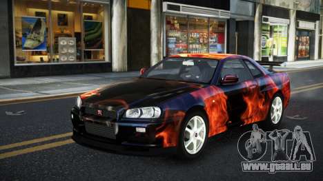 Nissan Skyline R34 Ganleen S9 für GTA 4