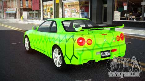Nissan Skyline R34 Ganleen S8 für GTA 4