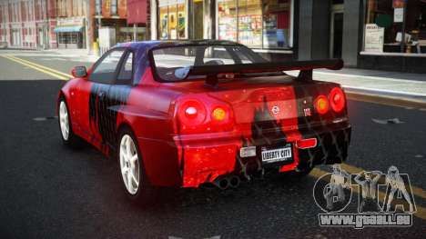 Nissan Skyline R34 Ganleen S12 für GTA 4