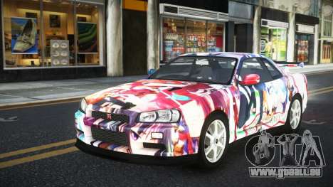 Nissan Skyline R34 Ganleen S2 für GTA 4