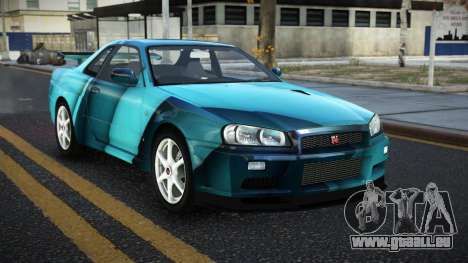 Nissan Skyline R34 Ganleen S3 für GTA 4