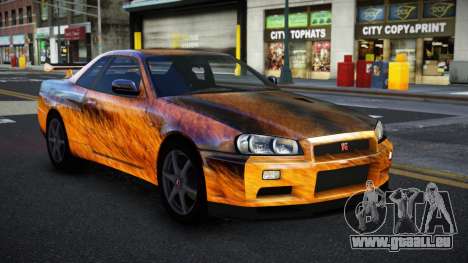 Nissan Skyline R34 Conia S7 pour GTA 4