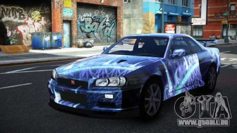 Nissan Skyline R34 Conia S3 pour GTA 4