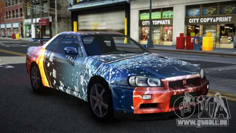 Nissan Skyline R34 Conia S10 für GTA 4