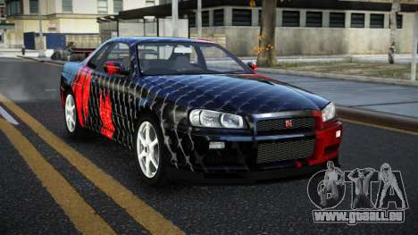 Nissan Skyline R34 Ganleen S12 für GTA 4