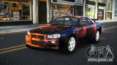 Nissan Skyline R34 Ganleen S14 für GTA 4