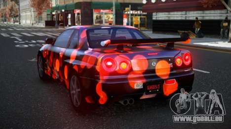 Nissan Skyline R34 Conia S6 pour GTA 4